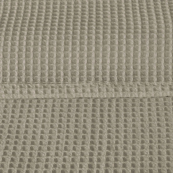 Soft Rete Tek Kişilik Pike - Bej - 160x220 cm - Resim 2