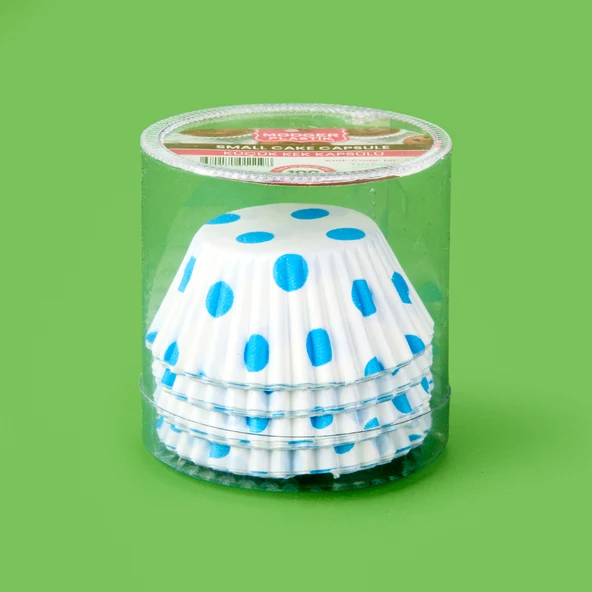 Plastik 100'lü Muffin Kek Kalıbı - Asorti - Resim 3
