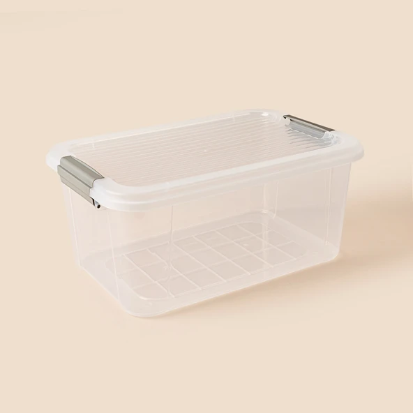 Living Agata Organizer Kutu - Şeffaf - 13 lt - Resim 2
