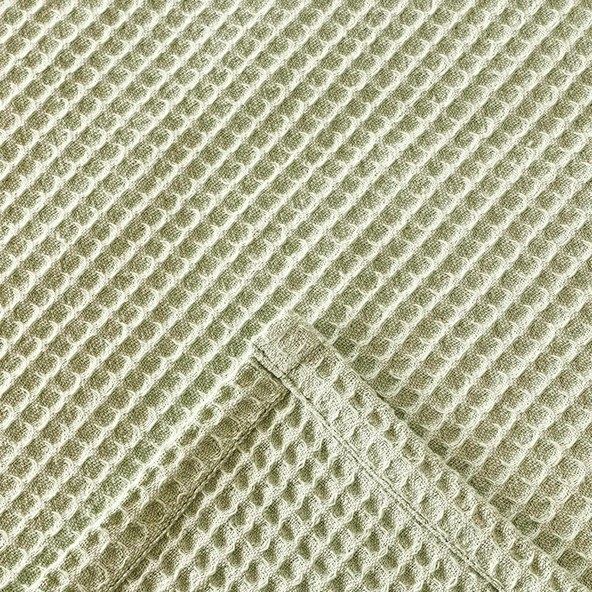 Soft Rete Tek Kişilik Pike - Yeşil - 160x220 cm - Resim 3