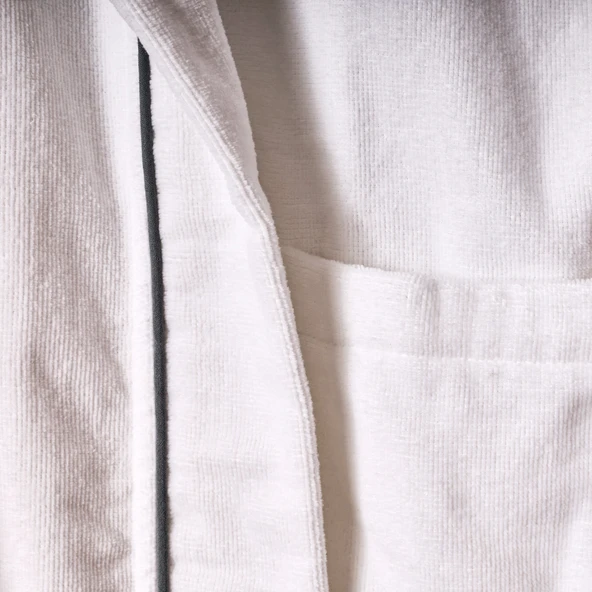 Soft Robe Bornoz - Beyaz - L/XL Beden - Resim 3
