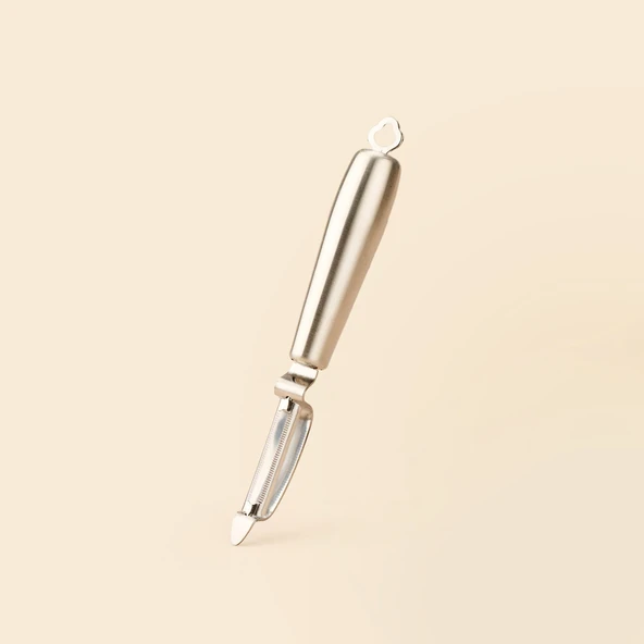 Metal Saplı Yan Soyacak - Gri - 18 cm ürün görseli 1