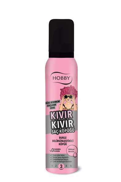 Hobby Kıvırcık Saç Köpüğü 150 ml ürün görseli 1