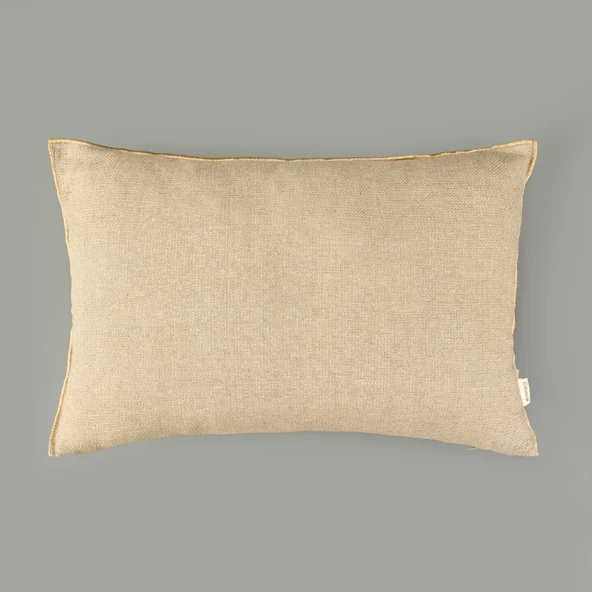 Soft Thiny Kırlent - Bej - 35x55 cm - Resim 2
