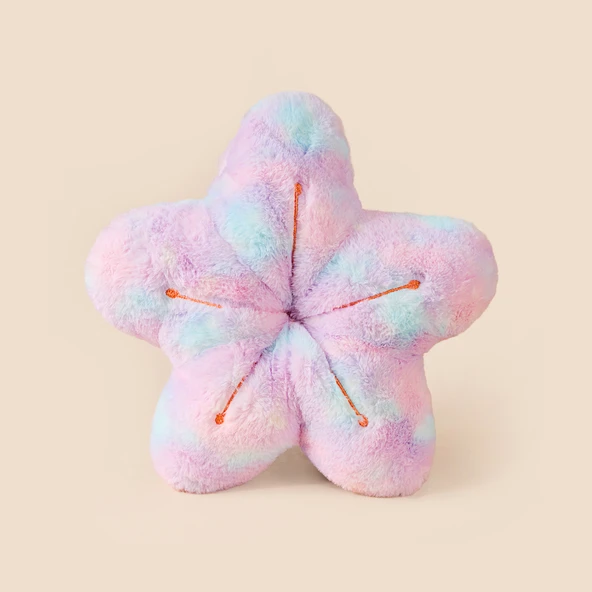 Soft Çiçek Figürlü Yastık - Renkli - 40 cm ürün görseli 1