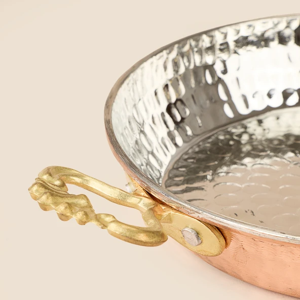 Bakır Sahan - Renkli - 16 cm - Resim 3
