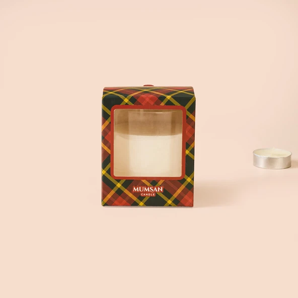 Bardak Mum - Beyaz - 7x8 cm - Resim 2