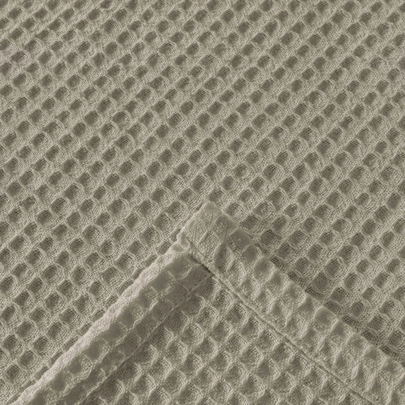 Soft Rete Tek Kişilik Pike - Bej - 160x220 cm - Resim 3