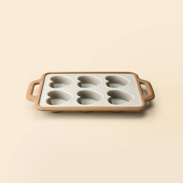 Maple Silikon Muffin Kabı - Gri - 34x20 cm ürün görseli 1