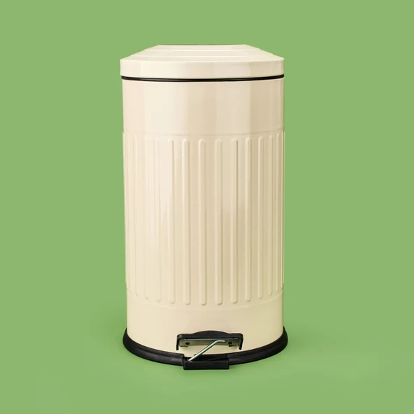 Living Vintage Çöp Kovası - Bej - 16 lt ürün görseli 1