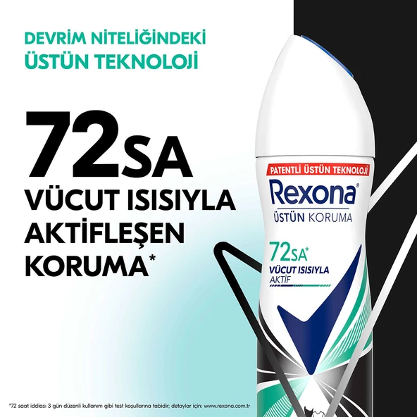 Rexona Black & White Invisible Fresh Deodorant 150 ml - Resim 2