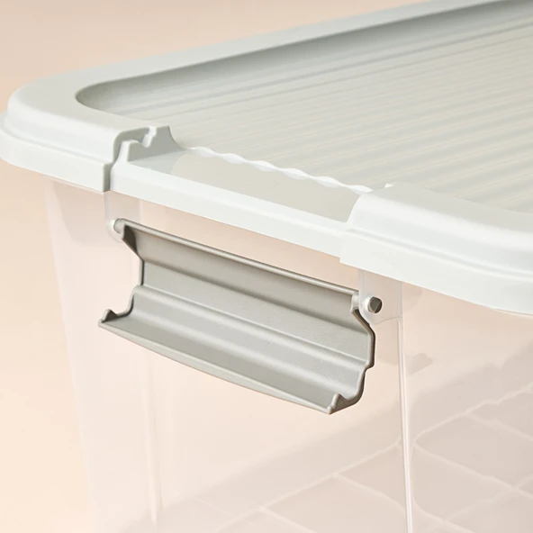 Living Agata Organizer Kutu - Şeffaf - 20 lt - Resim 3