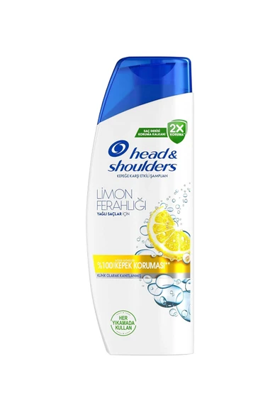Head And Shoulders Şampuan Limon Ferahlığı 1+1 330 ml ürün görseli 1