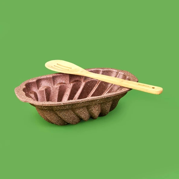 Kitchen Nirvana Küçük Baton Kek Kalıbı - Pembe - 24 cm - Resim 2