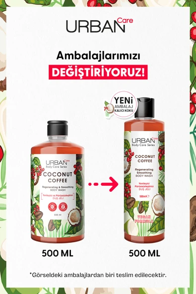 Urban Care Coconut Coffee Duş Jeli 500 ml - Resim 2