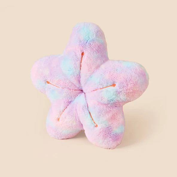 Soft Çiçek Figürlü Yastık - Renkli - 40 cm - Resim 2