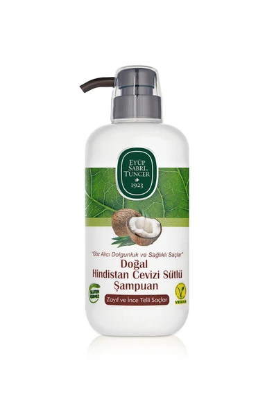Eyüp Sabri Tuncer Şampuan Hindistan Cevizi Sütü 600 ml ürün görseli 1