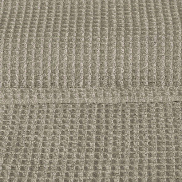 Soft Rete Çift Kişilik Pike - Bej - 200x220 cm - Resim 2