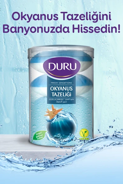 Duru Fresh Sabun 4x100 g Okyanus - Resim 2
