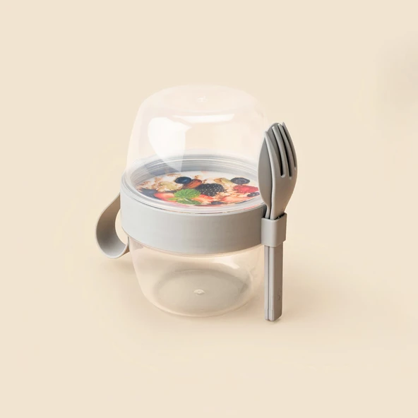 Yoğurt Kabı - Asorti - 600 ml - Resim 2