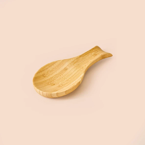 Sponi Kirli Kaşık Altlığı - Açık Kahverengi - 26,5x11,2 cm ürün görseli 1