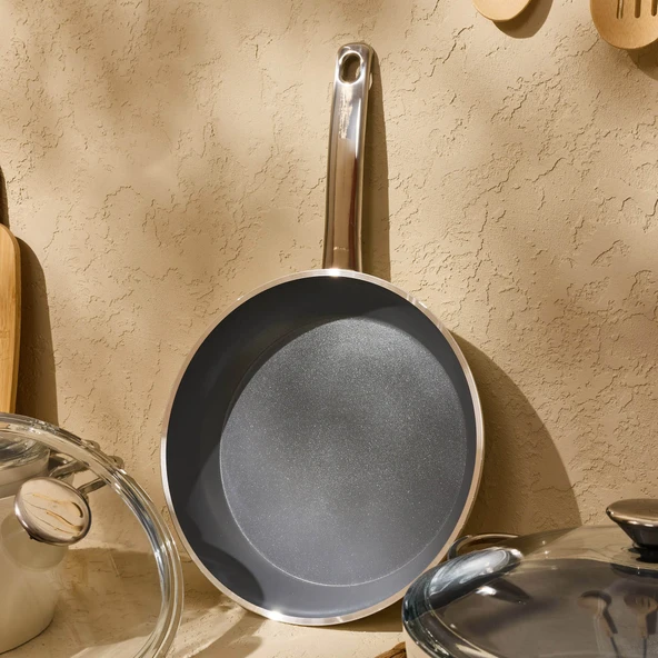 Kitchen Toscana Chef 7 Parça Seramik Tencere Tava Seti - Resim 3