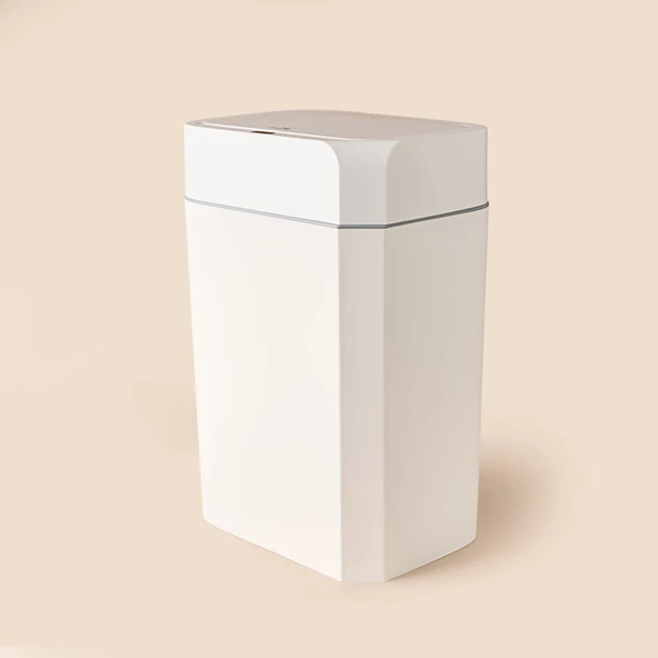 Sensörlü Çöp Kovası - Beyaz - 18 lt - Resim 2