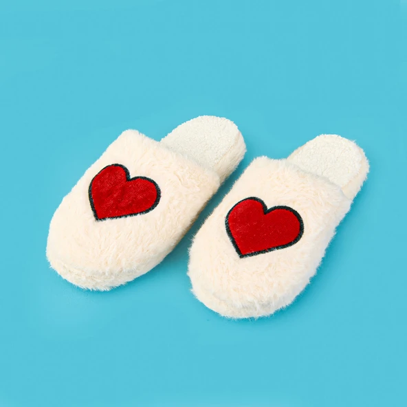 Soft Kalpli Terlik - Ekru - 38 Beden - Resim 2