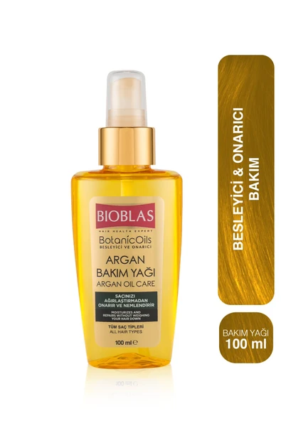 Bioblas Saç Bakım Yağı Botanic Oils 100 ml Argan ürün görseli 1