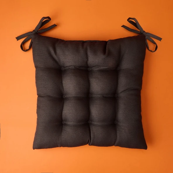 Soft Traum Sandalye Minderi - Antrasit - 40x40 cm - Resim 3