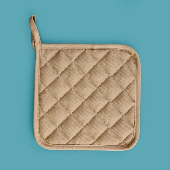 Gabardin Tutaç - Bej - 20x20 cm - Resim 3
