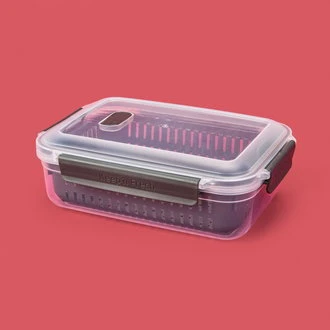 Life Keepn Fresh Süzgeçli Dikdörtgen Saklama Kabı - Asorti - 2 lt ürün görseli 1
