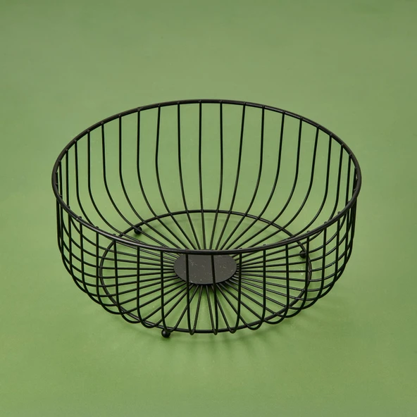Metal Banyo Organizeri - Siyah - 28 cm - Resim 3