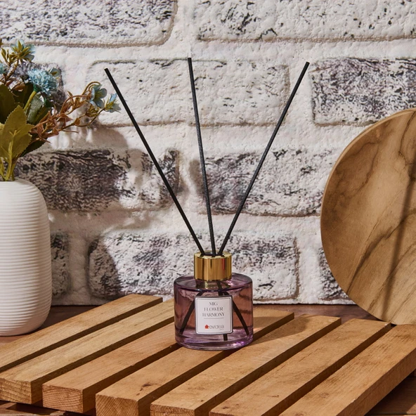 Deco Mig Flower Harmony Çubuklu Oda Kokusu - Mor - 100 ml ürün görseli 1