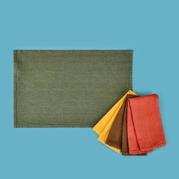 Fillied 4'lü Kurulama Bezi - Renkli - 35x45 cm ürün görseli 1