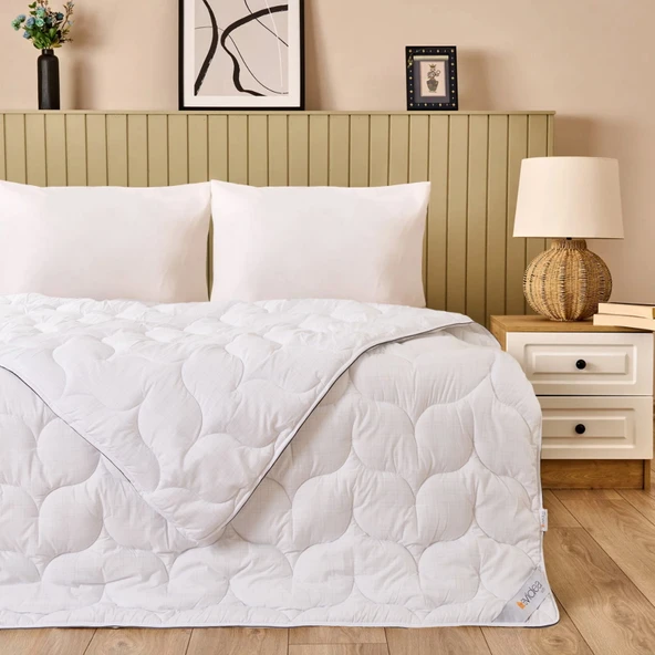 Soft Antistress Tek Kişilik Yorgan - Beyaz - 155x215 cm ürün görseli 1