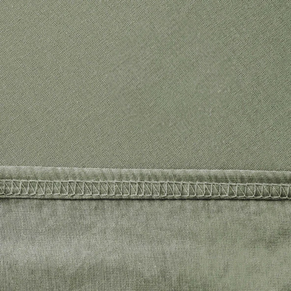 Soft Basic Çift Kişilik Lastikli Çarşaf - Yeşil - 160x200 cm - Resim 3