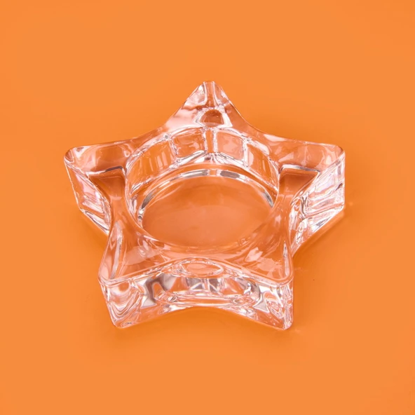 Deco Star Mumluk - Şeffaf - 6,8x3 cm ürün görseli 1