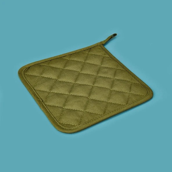 Gabardin Tutaç - Yeşil - 20x20 cm ürün görseli 1