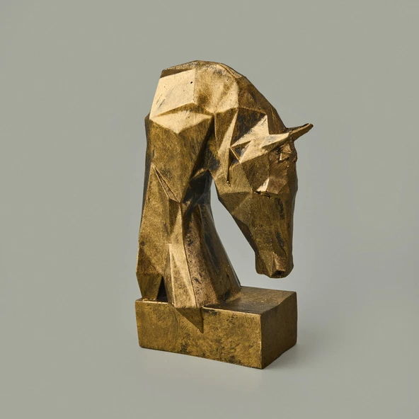 Deco Horse Dekor - Gold - 13 cm ürün görseli 1