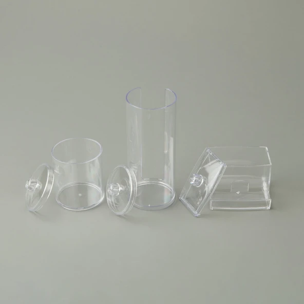 Living 3 lü Organizer Seti - Şeffaf - Resim 3