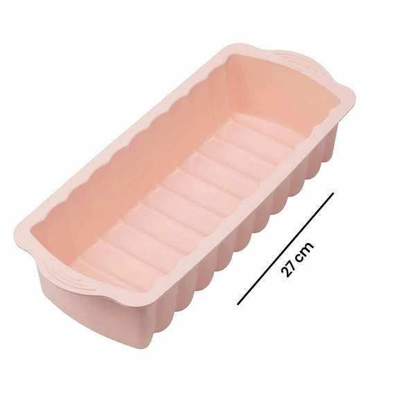 Baton Kek Kalıbı - Pembe - Resim 3