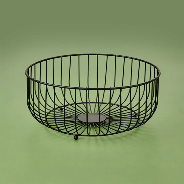 Metal Banyo Organizeri - Siyah - 28 cm - Resim 2