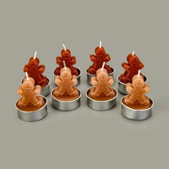 Cookie 4'lü Tealight Mum - Asorti - 20 cm - Resim 3