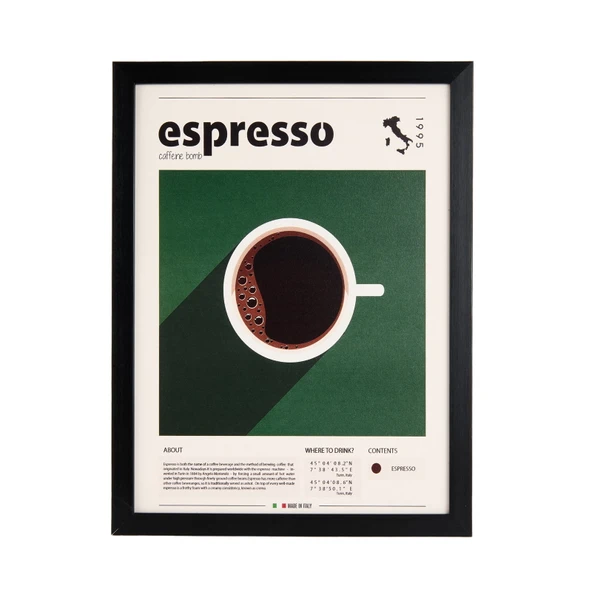 Deco Espresso Pano - Yeşil - 30x40 cm ürün görseli 1