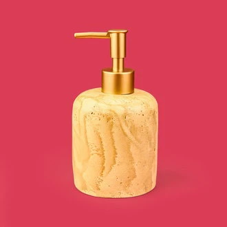 Bath Traverten Görünümlü Banyo Seti - Bej - Resim 3