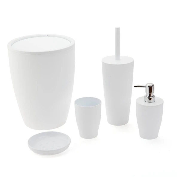 Pure 5'li Banyo Seti - Beyaz ürün görseli 1