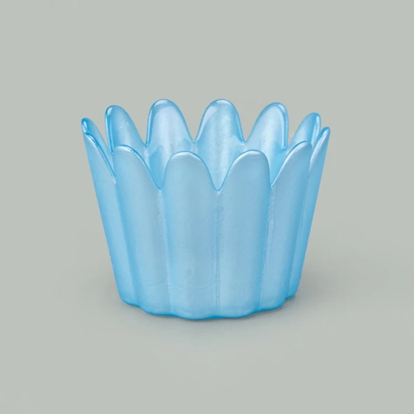 Deco Tulu Mumluk - Mavi - 9 cm ürün görseli 1