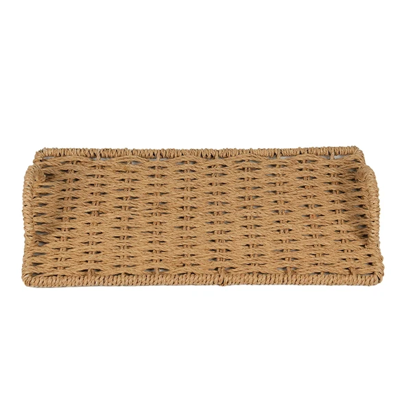 Deco Monarca Dekoratif Tepsi - Bej - 30 cm - Resim 3