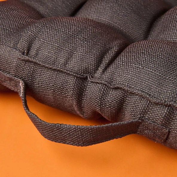 Soft Traum Sandalye Minderi - Antrasit - 45x45 cm - Resim 3